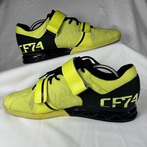 REEBOK Crossfit Lifter 2.0 CF74 Shoes Training Shoes Straps Mens Sz 11 Neon